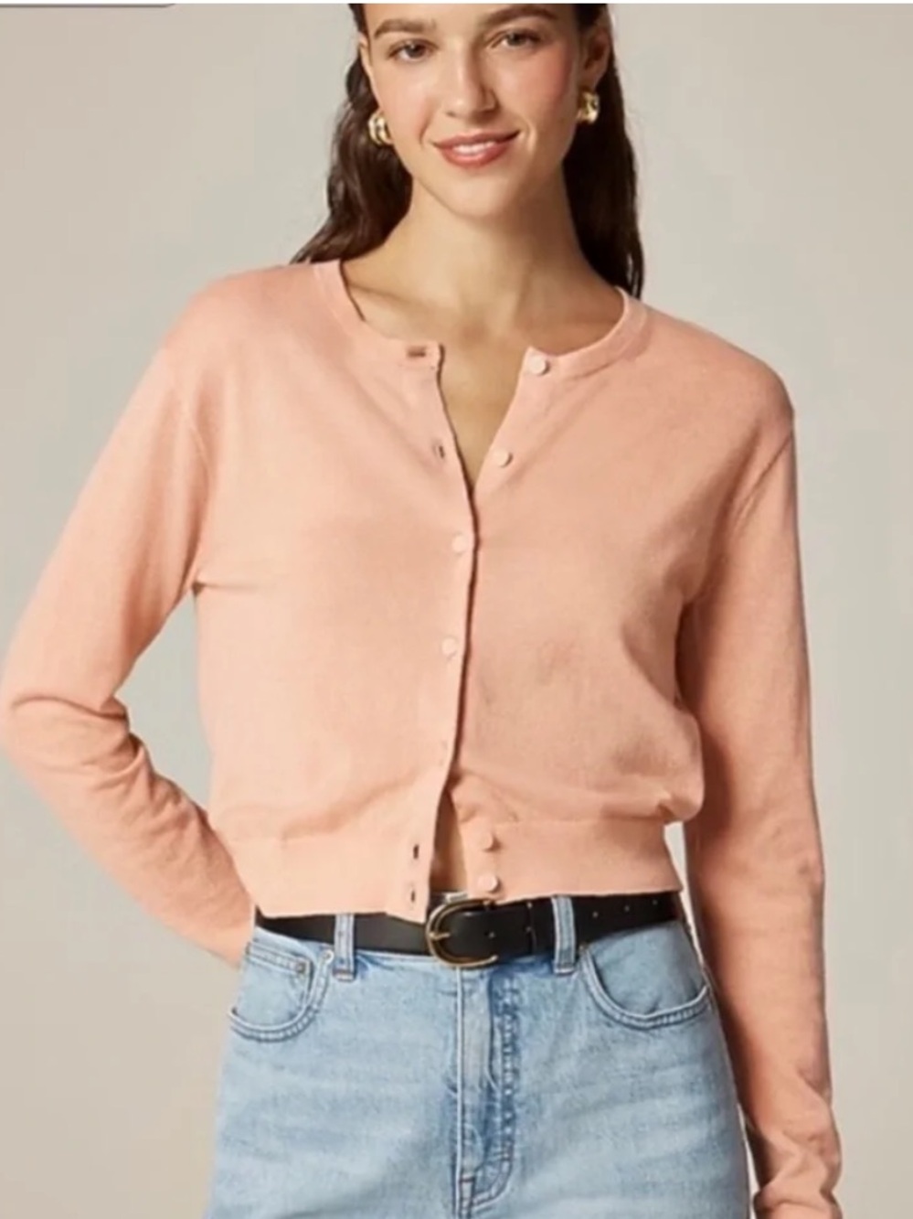 J.Crew featherweight Cashmere Cardigan New with Tags Size Large